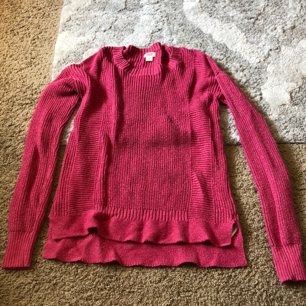 Pink sweater
